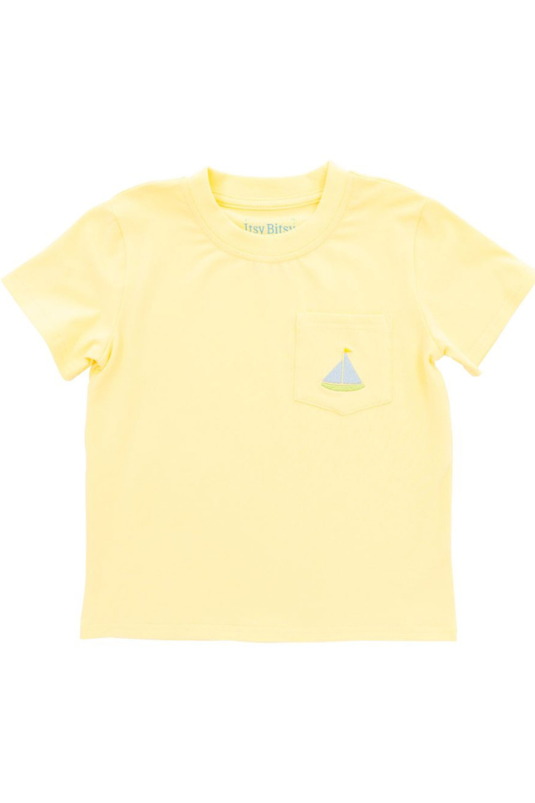 itsy bitsy Sailboat Pocket Tee