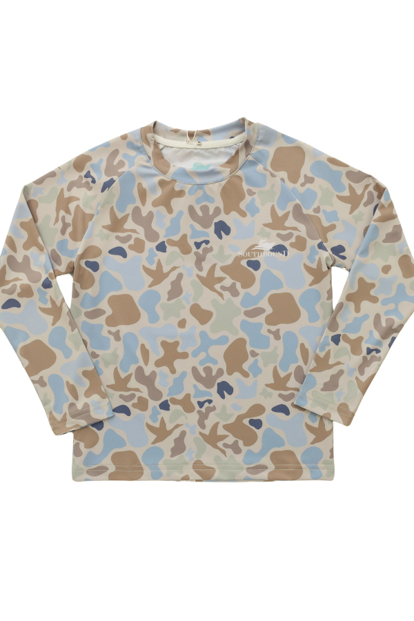 Blue Camo Performance Tee