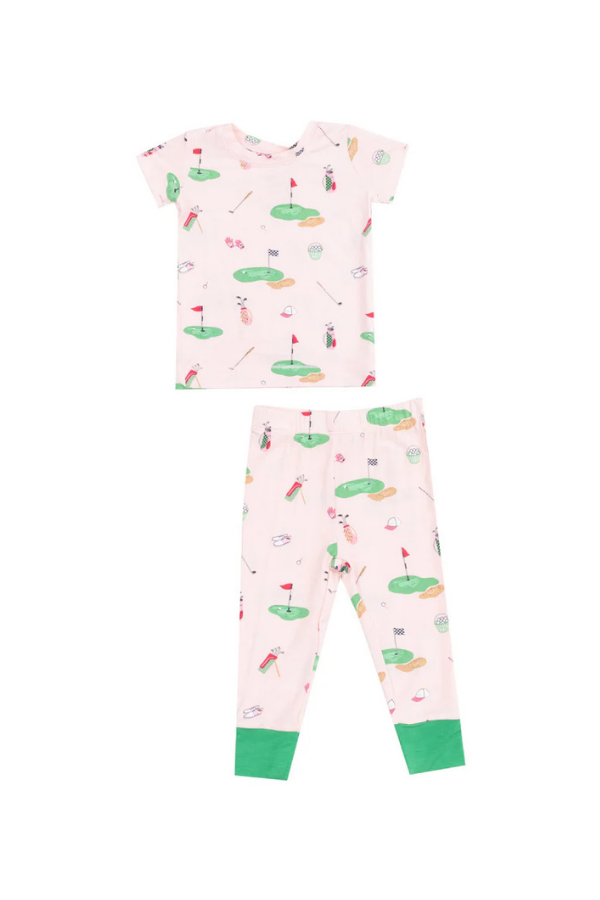 angel dear Golf Things Pink Loungewear Set