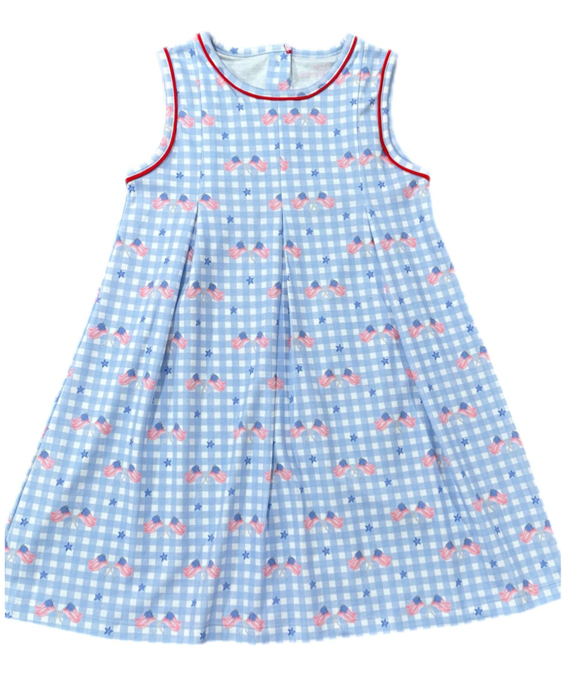 James and Lottie Penny Pleat Dress