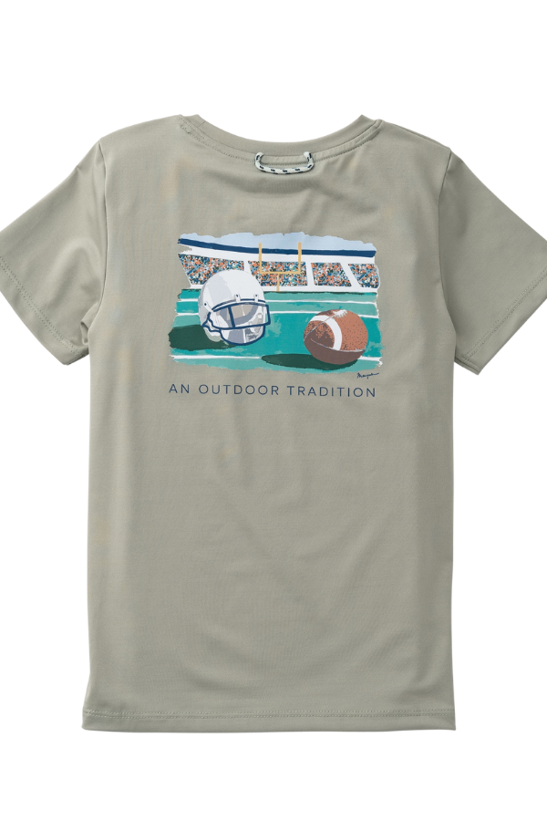 PRODOH Boys' Pro Performance Short Sleeve Tee | Dried Sage
