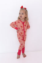 in my jammers Pink Sugar Rush Zipper Romper