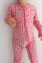 in my jammers Pink Blaire Zipper Romper