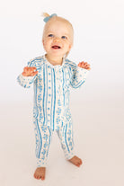IN MY JAMMERS Forever Blooming Zipper Romper