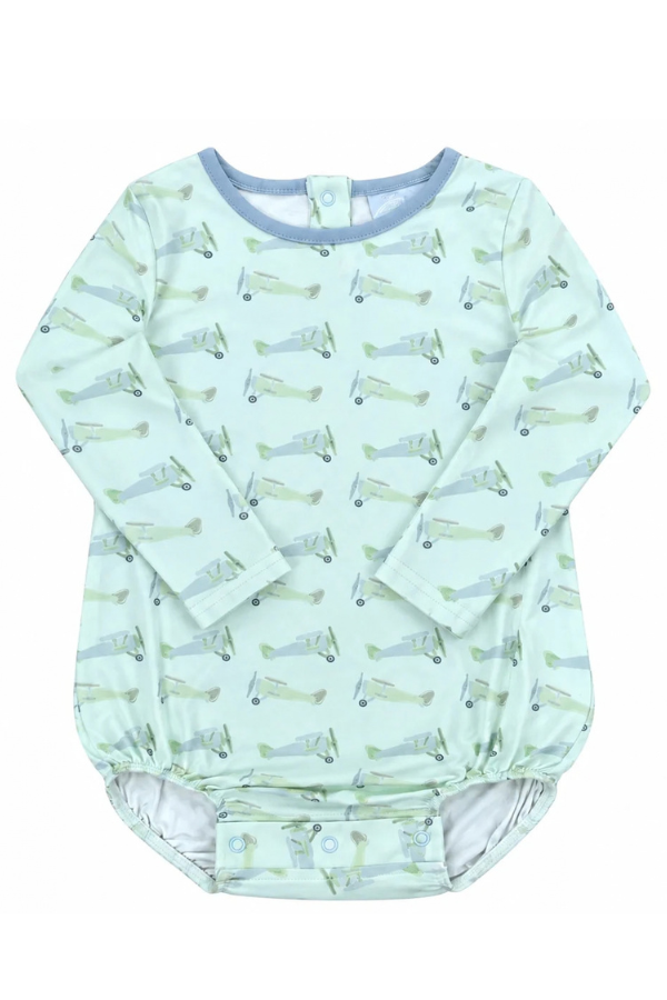 three little ducks Long Sleeve Bates Bubble First Flight