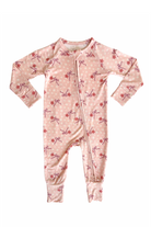 in my jammers Ditsy Bow Zipper Romper