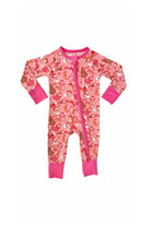 in my jammers Pink Christmas Doodle Dreams Zipper Romper