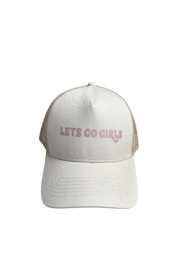 babysprouts Let's Go Girls Trucker Hat