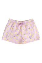 prodoh Girls Beach Cruiser Short | Pink Frosting Lemon Stripe