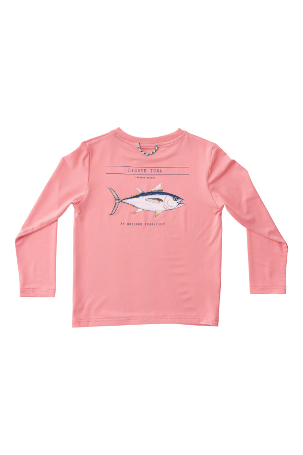 prodoh Pro Performance Long Sleeve Fishing Tee | Plumeria