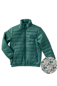 prodoh kids puffer jacket blue spruce