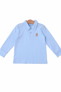 Gingerbread Embroidery Polo