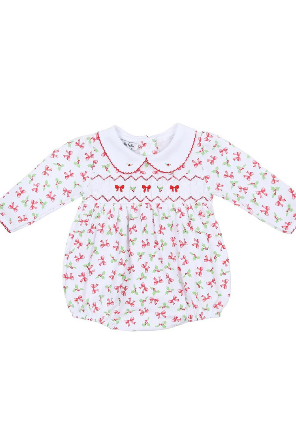 magnolia baby Chloe's Classics Smocked Girl Bubble