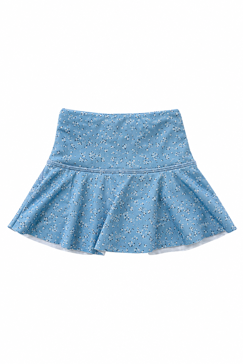 honesty blue floral skort
