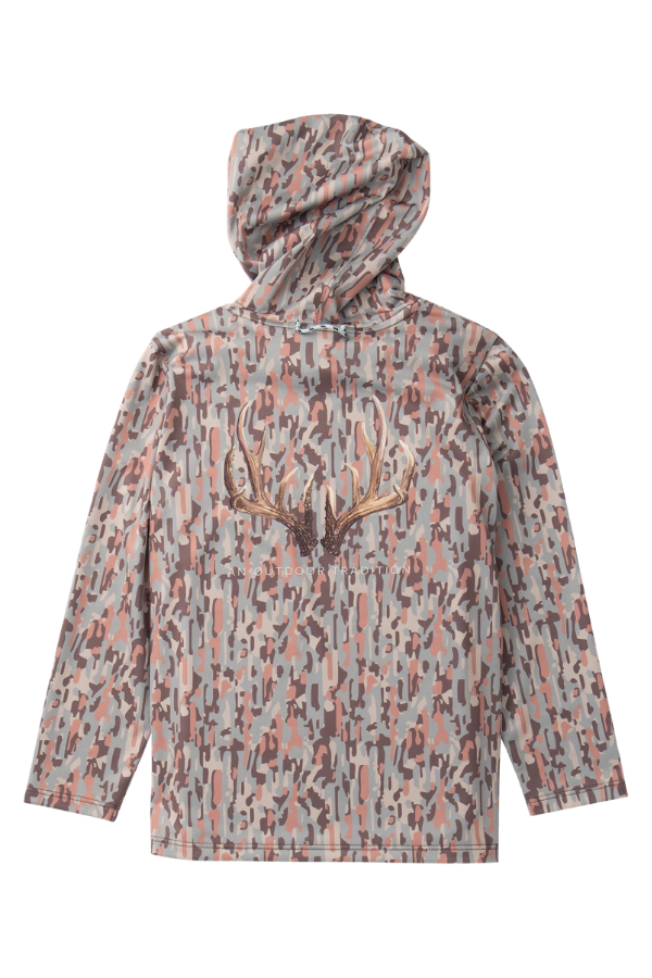 prodoh Boys' Pro Performance Hoodie Tee | Neutral Camo