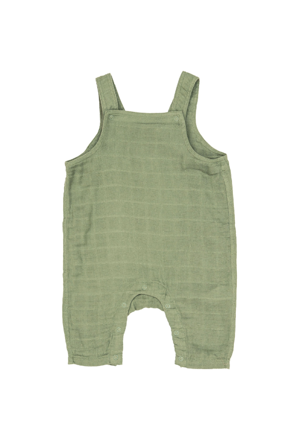 Oil Green Solid Overall