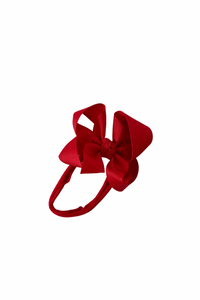 Medium Bow Headband | Red