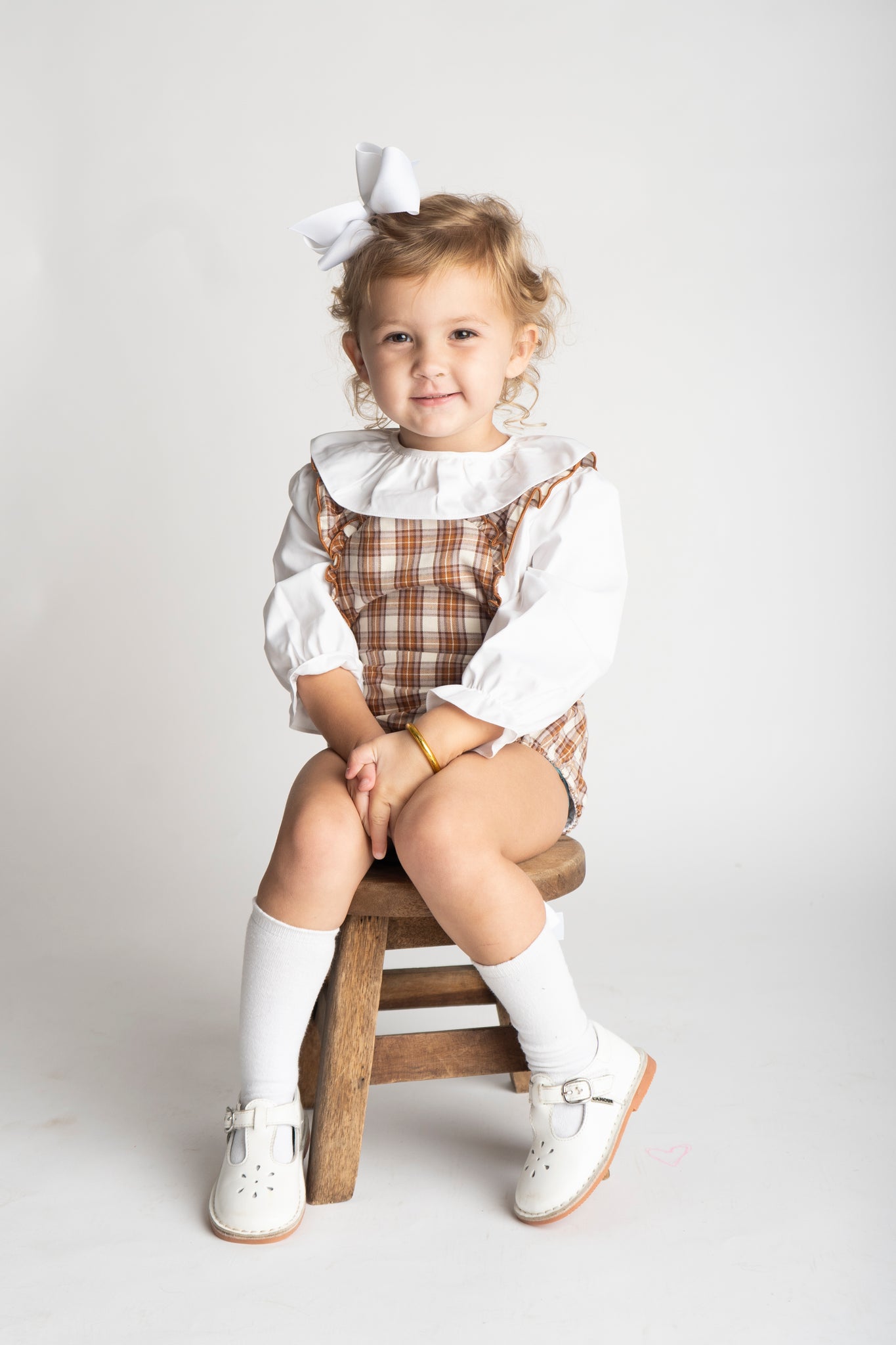 SOPHIE & LUCAS WOODFORD PLAID VINTAGE OVERALL