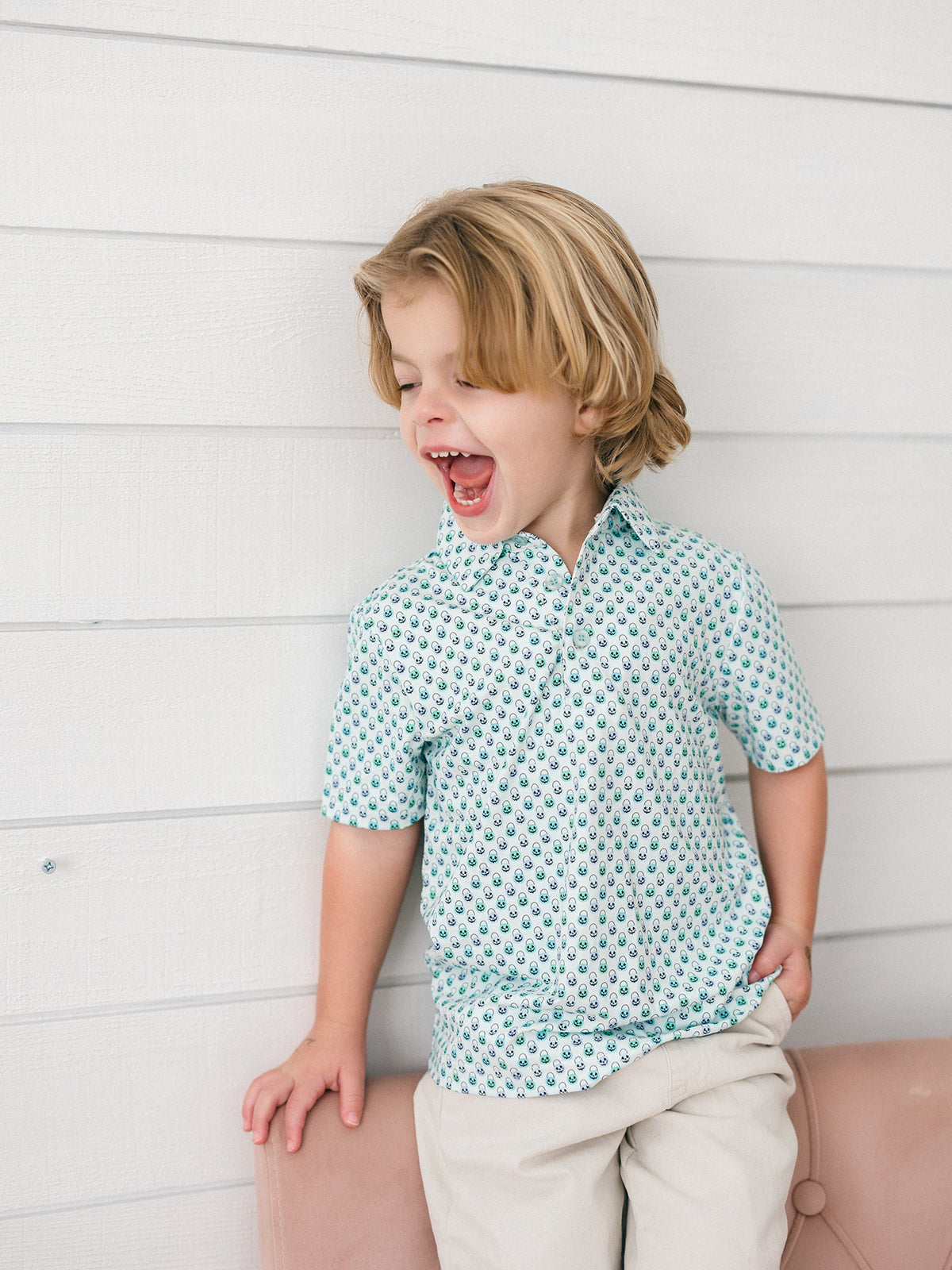 Poppy Kids Halloween Bucket Boys' Polo