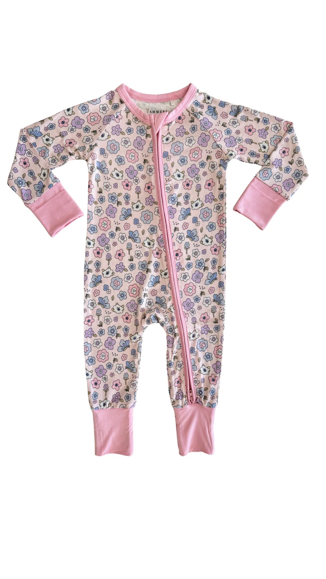 in my jammers Butterfly Kisses Zipper Romper