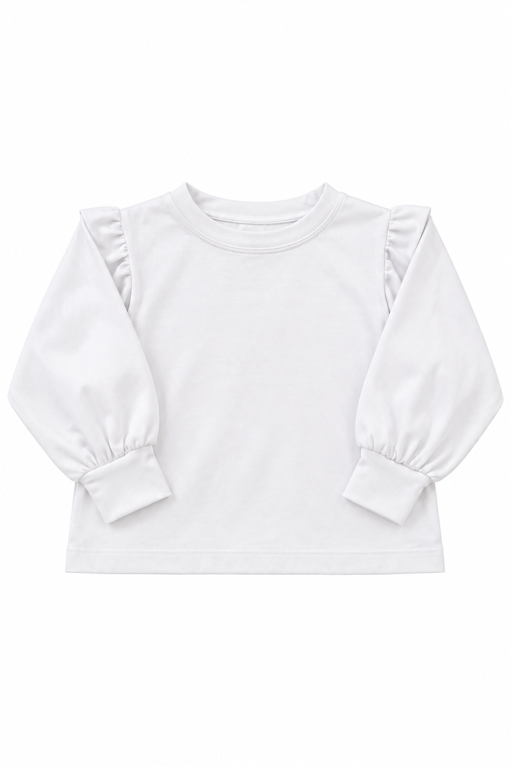 honesty White Puff Sleeve Top