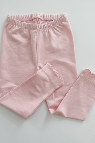 Pima Knit Leggings | Light Pink