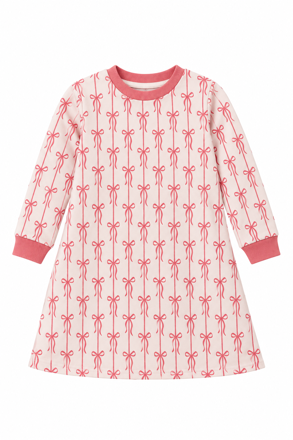 honesty Bow Sweatshirt Dress