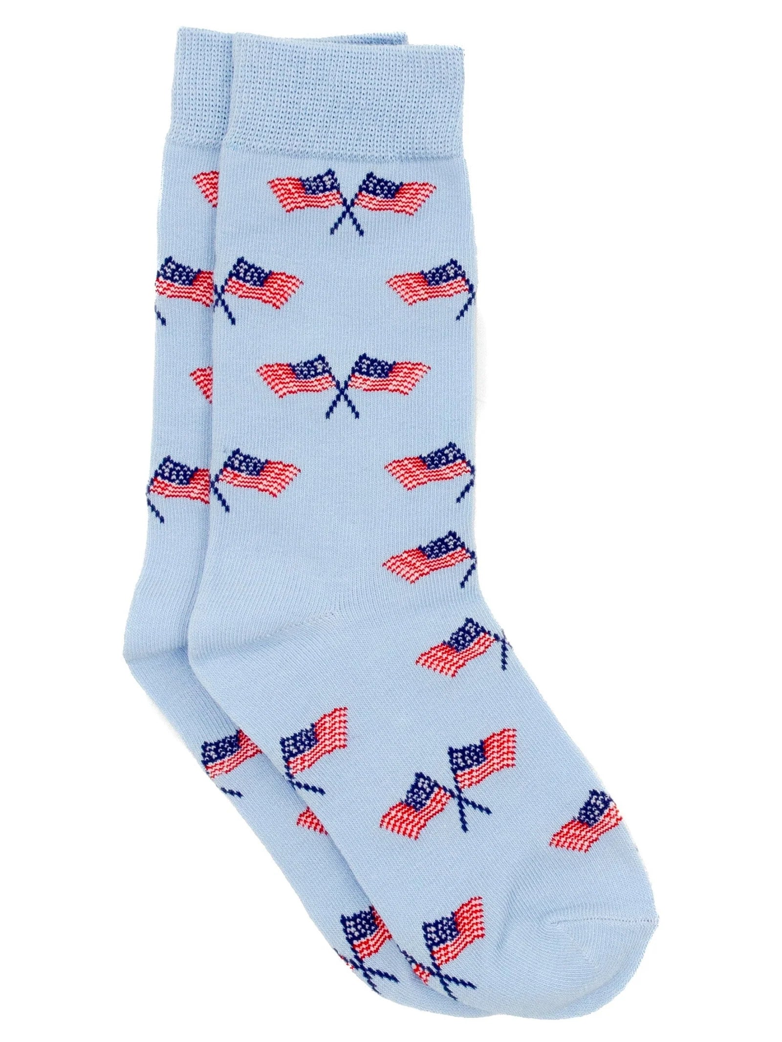 PROPERLY TIED 	Boys Lucky Duck Sock Freedom Flag