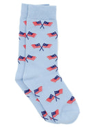 PROPERLY TIED 	Boys Lucky Duck Sock Freedom Flag