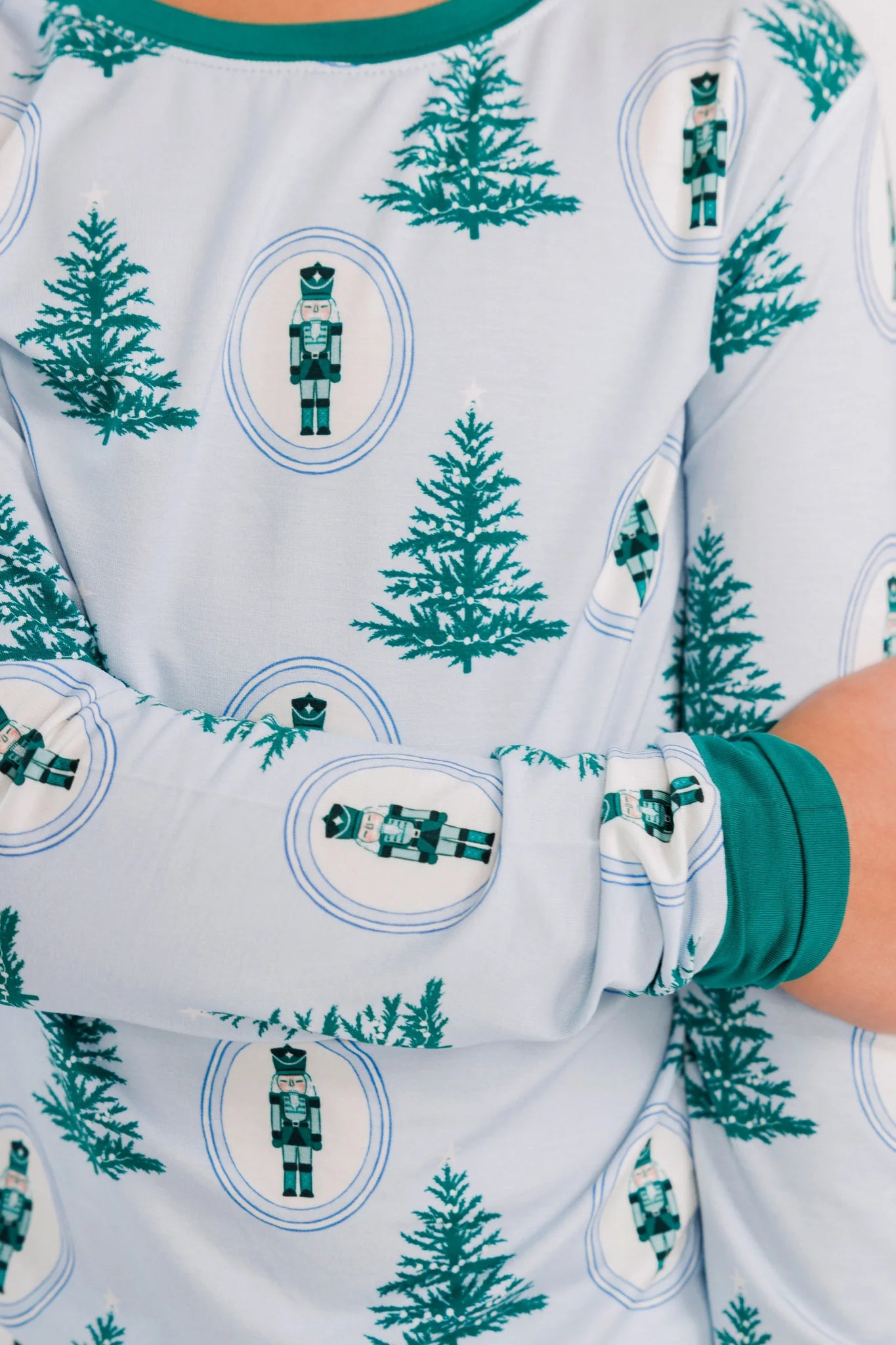 IN MY JAMMERS Green Nutcracker Two Piece Set
