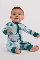 in my jammers Green Nutcracker Zipper Romper
