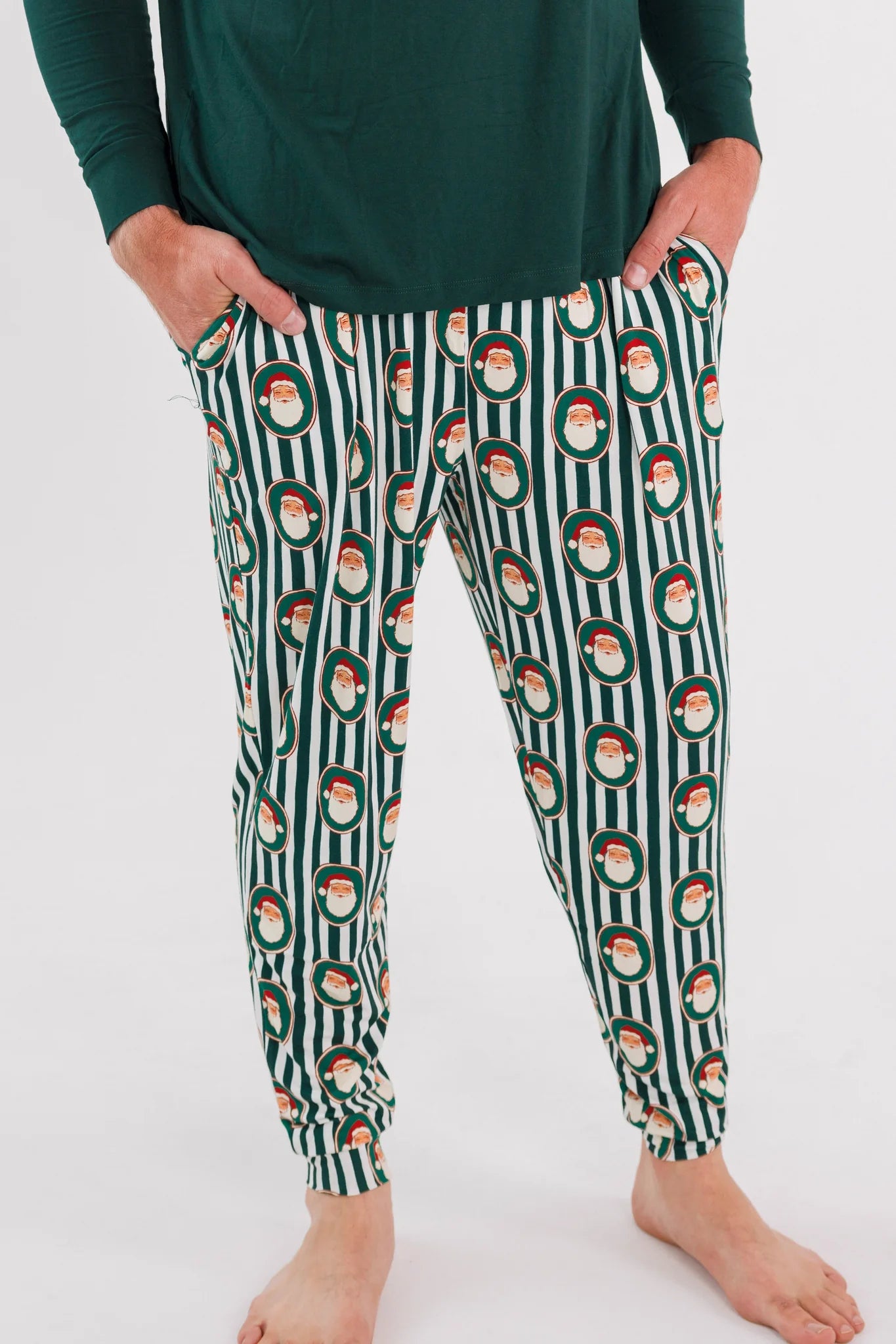 In My Jammers Green Santa Claus Lane Men's Jogger