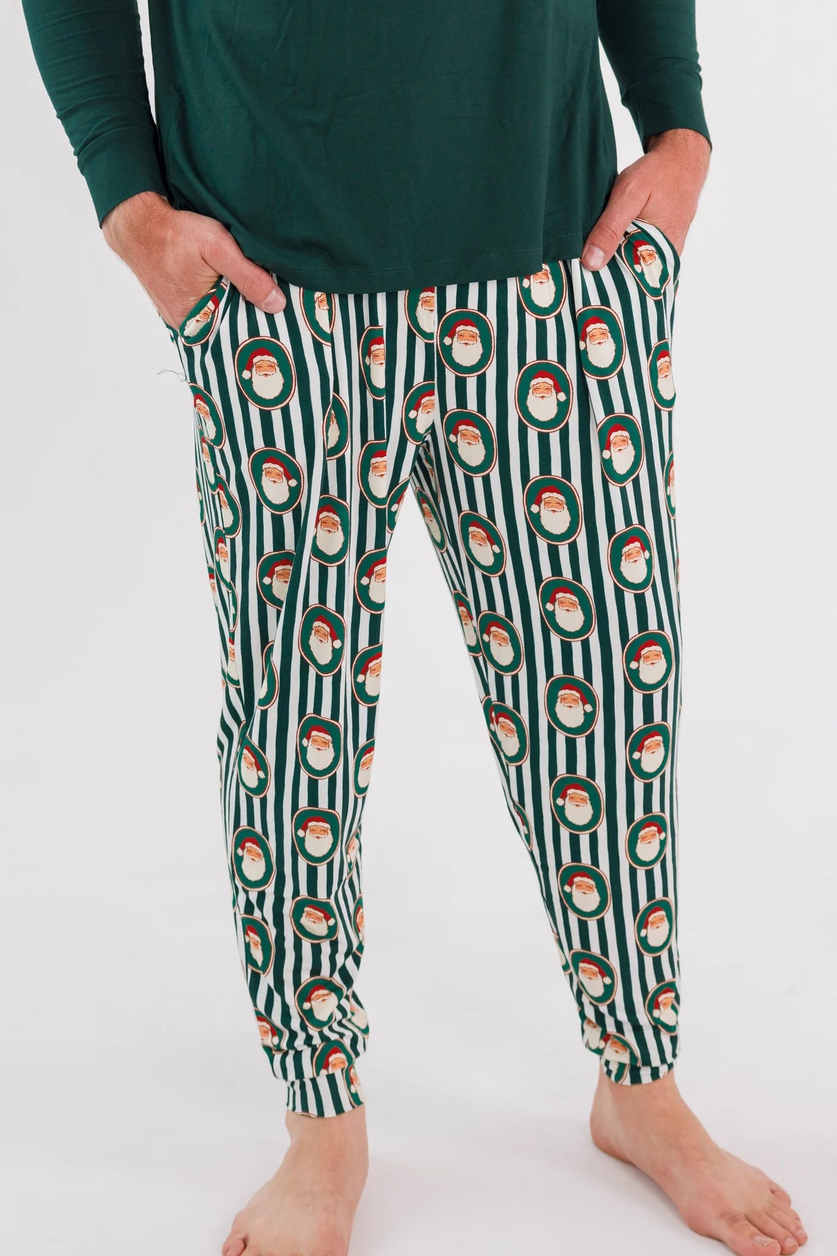 In My Jammers Green Santa Claus Lane Men's Jogger
