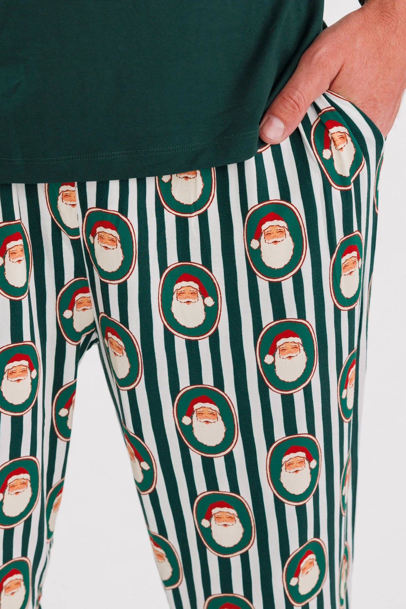 In My Jammers Green Santa Claus Lane Men's Jogger