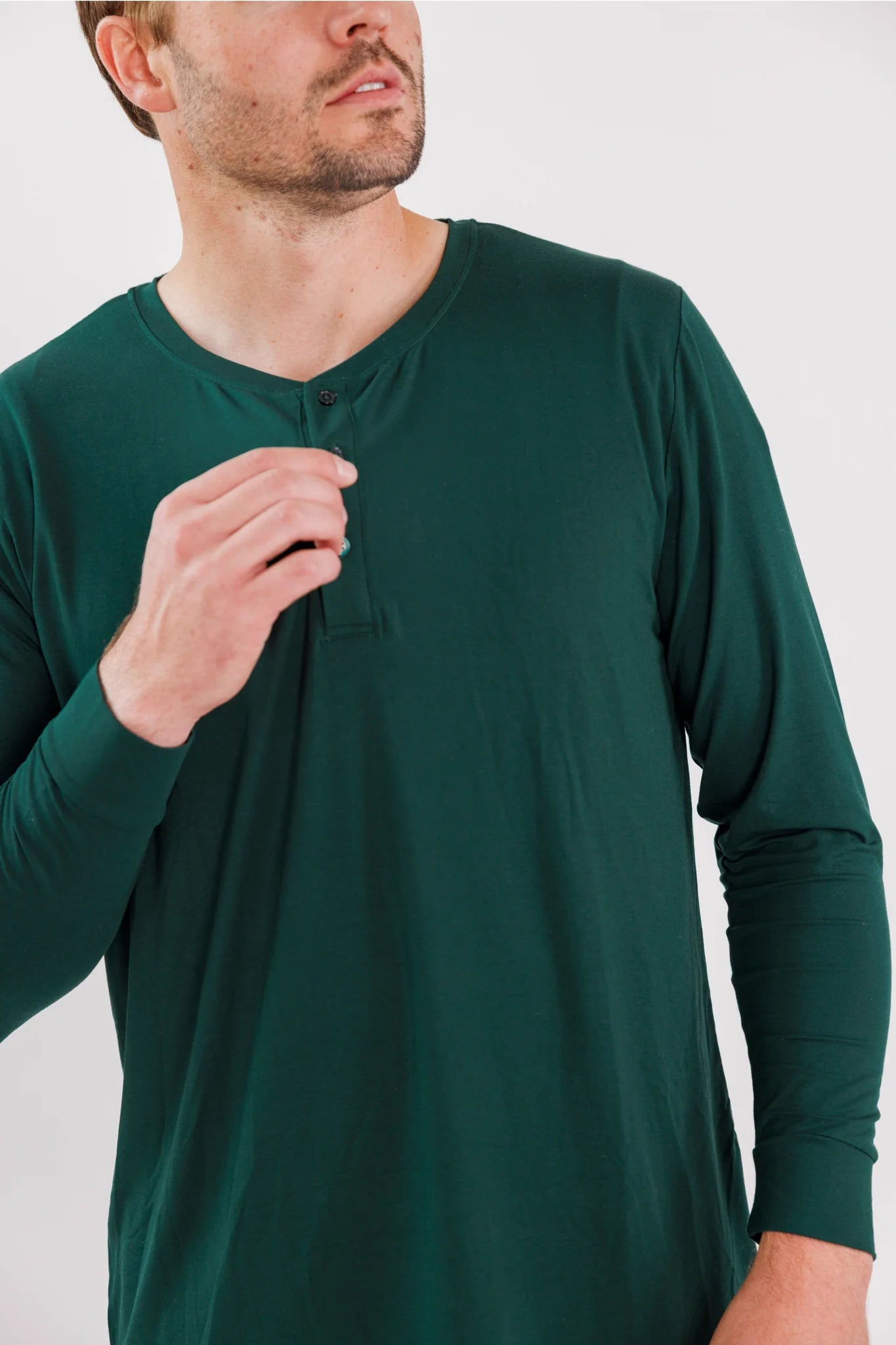 IN MY JAMMERS Green Santa Claus Lane Men's Top
