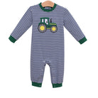 trotter street tractor polo romper