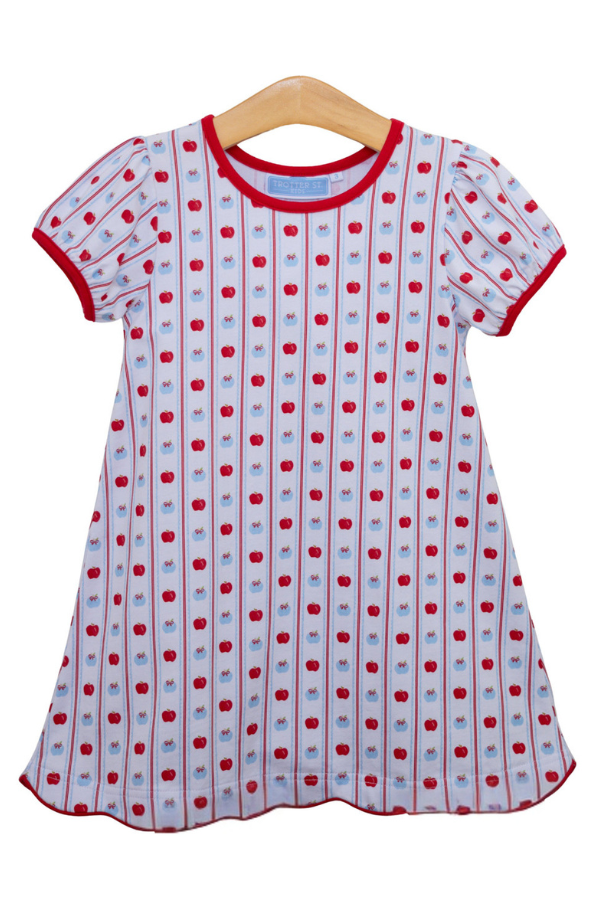 Trotter Street Apple Print Dress