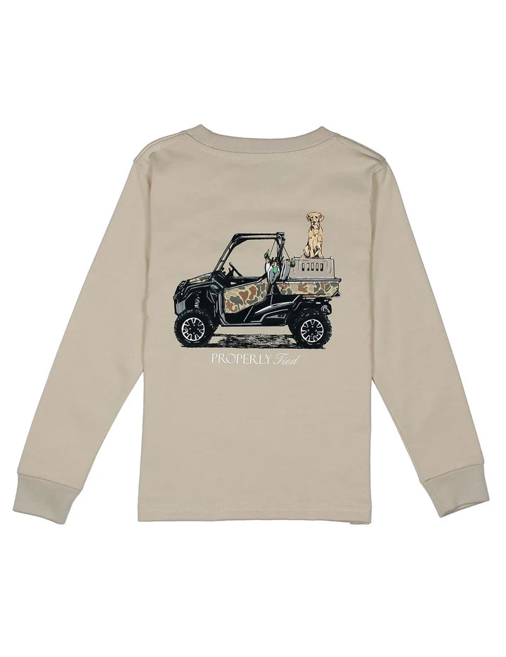 PROPERLY TIED Boys Trail Tradition LS Linen