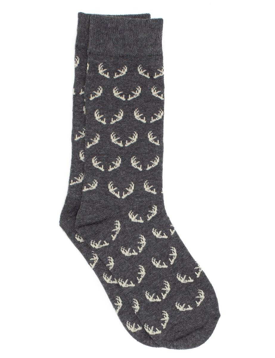 PROPERLY TIED Boys Lucky Duck Sock Antlers 