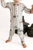 In My Jammers Spooky Little Riders Zipper Romper