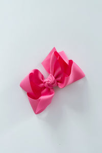 beyond creations hot pink large alligator clip bow